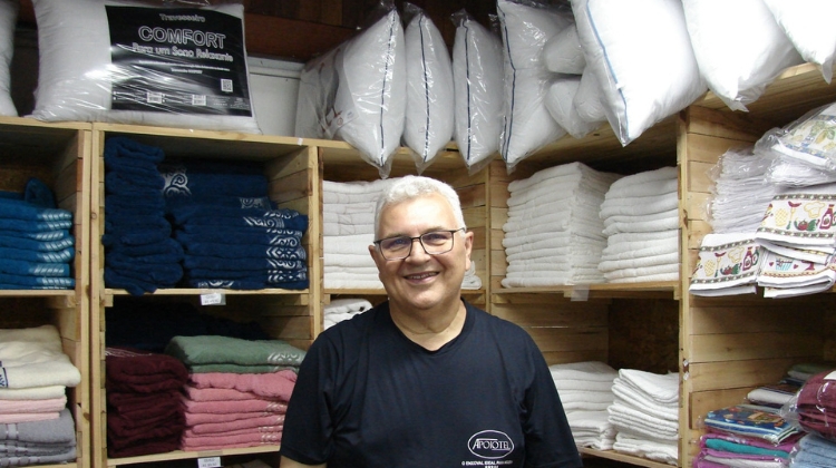 Uma loja com tudo de cama, mesa e banho para hotel, hospital e para você também
