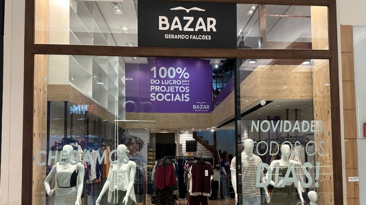 Shopping Granja Vianna recebe bazar da Gerando Falcões com foco em impacto social