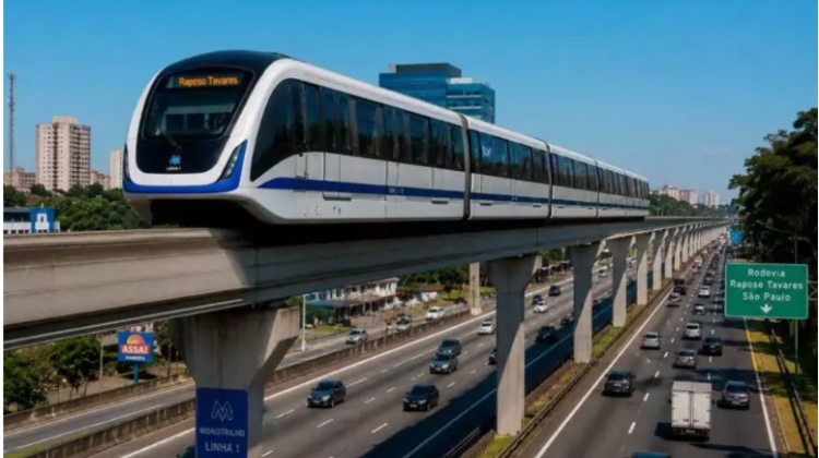 Metrô estudou monotrilho para a futura Linha 22-Marrom entre São Paulo e Cotia