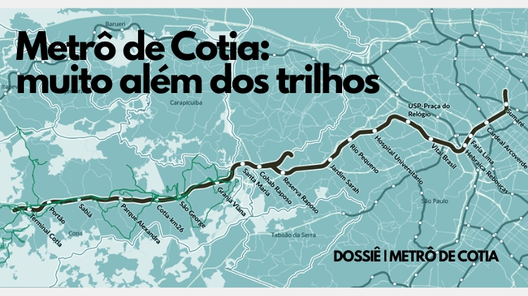 Metrô de Cotia vai muito além dos trilhos