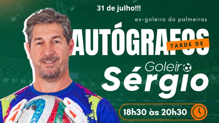 Shopping Granja Vianna inaugura primeira Palmeiras Store da região com tarde de autógrafos 