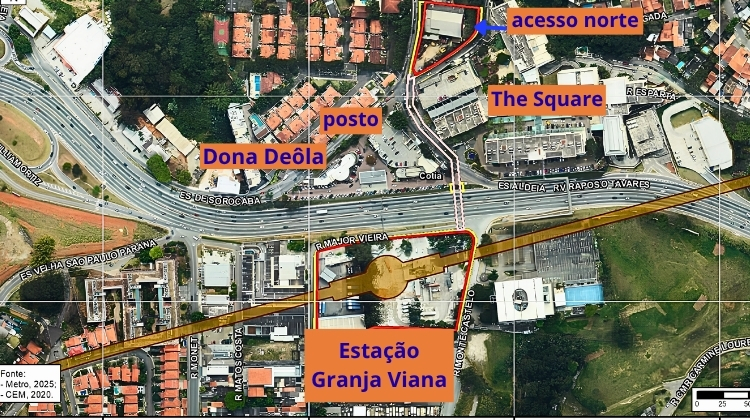 Por dentro da futura Estação Granja Viana do Metrô