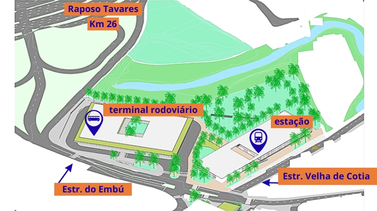 Metrô Cotia-km 26: a estação sem nome