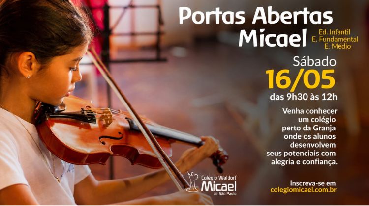  Portas Abertas Micael: uma manhã para conhecer de perto a pedagogia Waldorf vivendo experiências junto com alunos, professores e outras famílias 